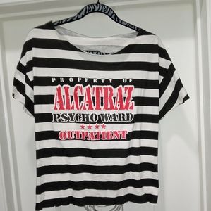 Alcatraz distressed top